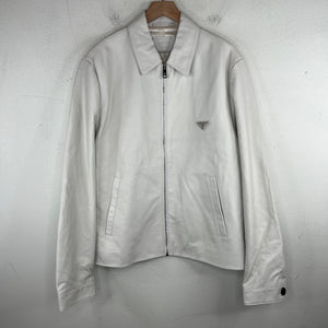 Prada White Nappa Lambskin Jacket