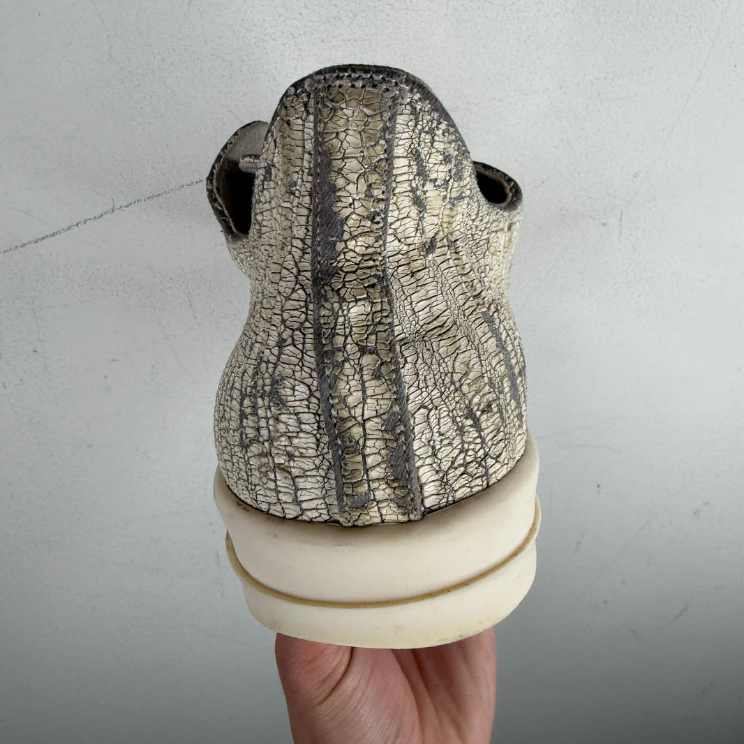 DRKSHDW Cracked Leather Ramone Low Sneakers