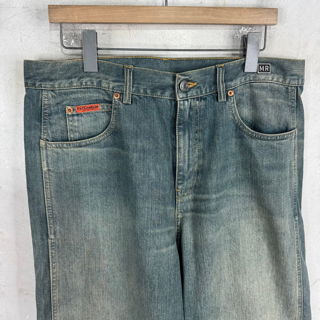 Martine Rose Pusher Snap Loose Jeans