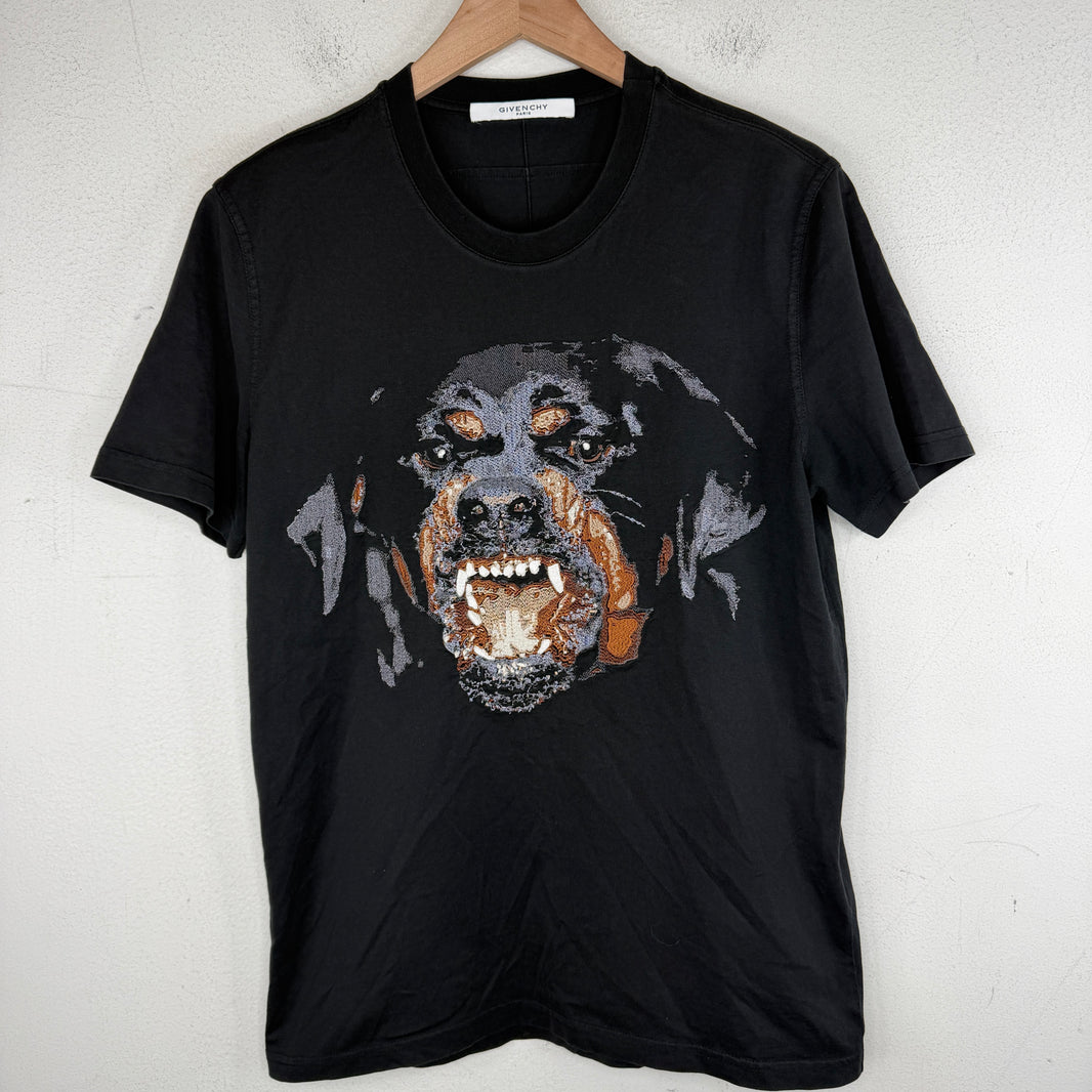Givenchy Rottweiler Embroidered Logo T-Shirt
