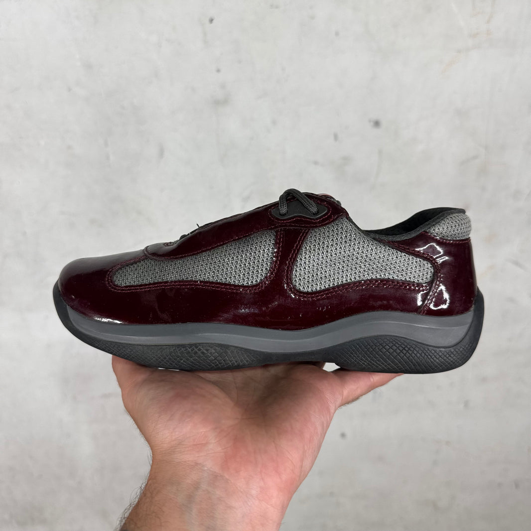 Prada Patent Burgundy Americas Cup