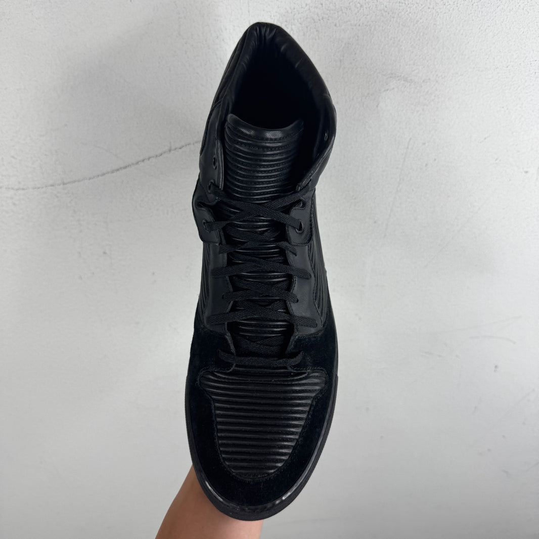 Balenciaga Cotes Pleated Black Sneakers