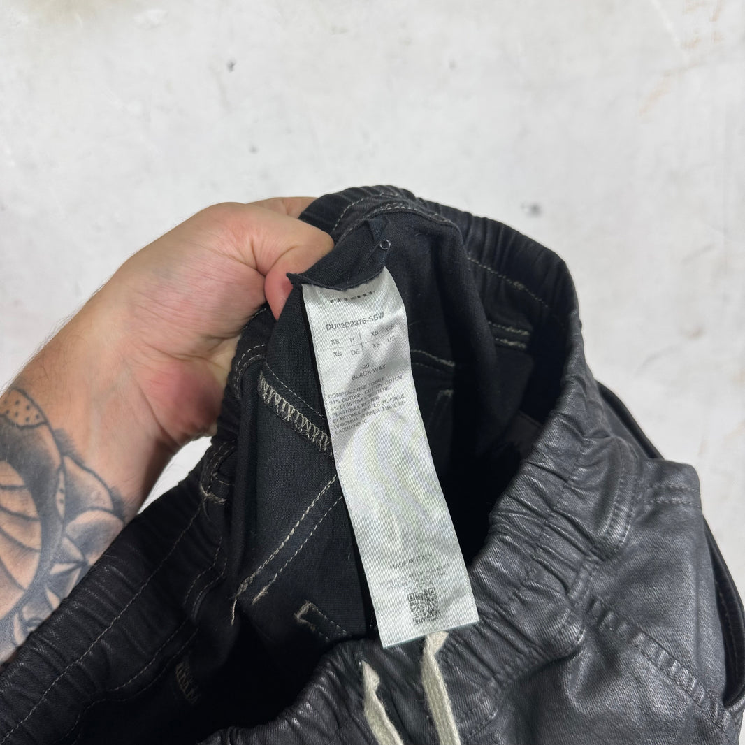 DRKSHDW Waxed Creatch Cargos