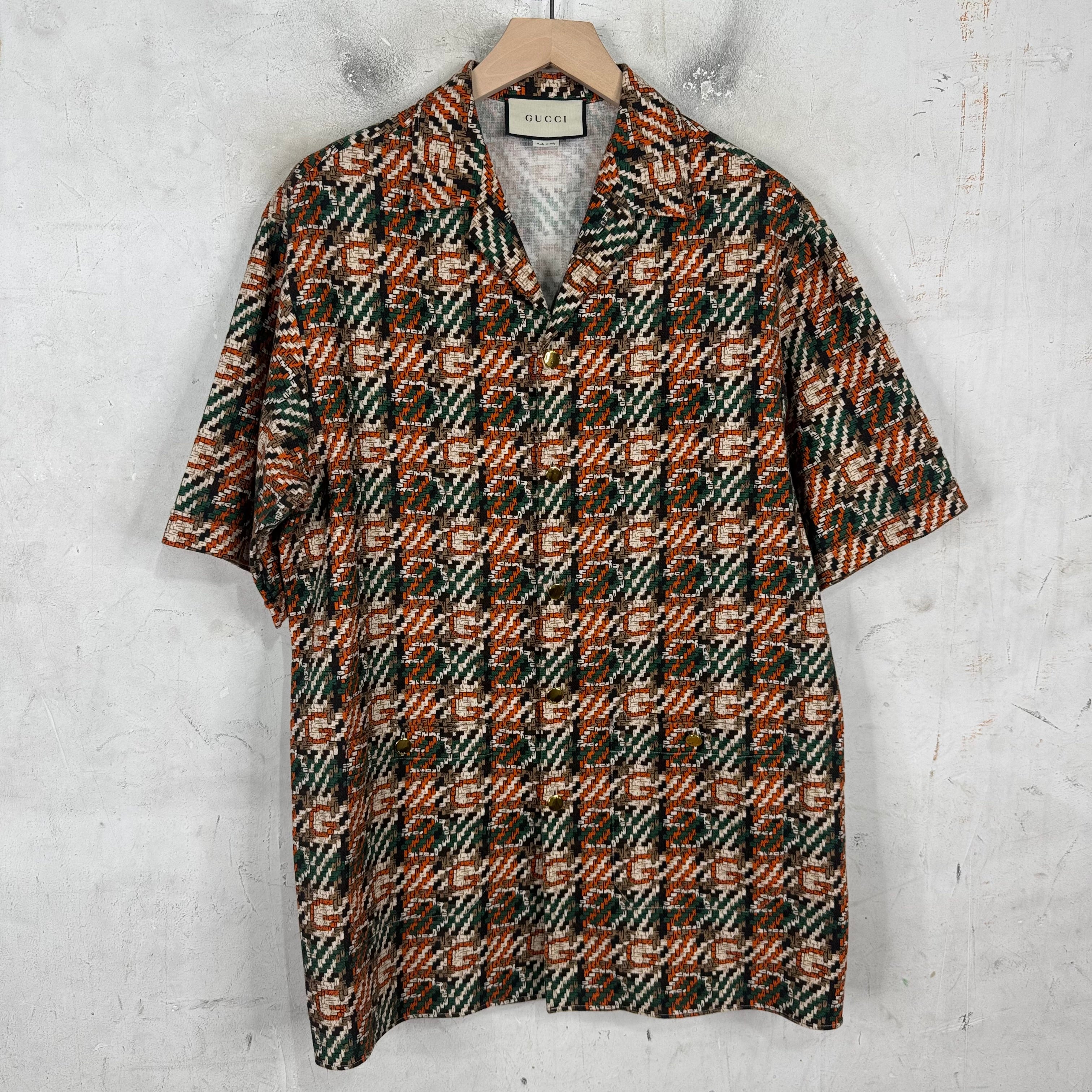 Gucci Woven Canvas S/S Shirt – www.Lukes.store