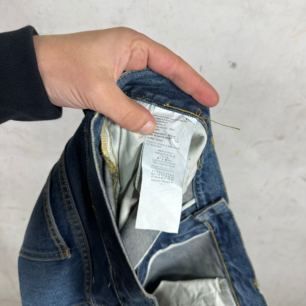 Margiela Medium Wash Flared Jeans