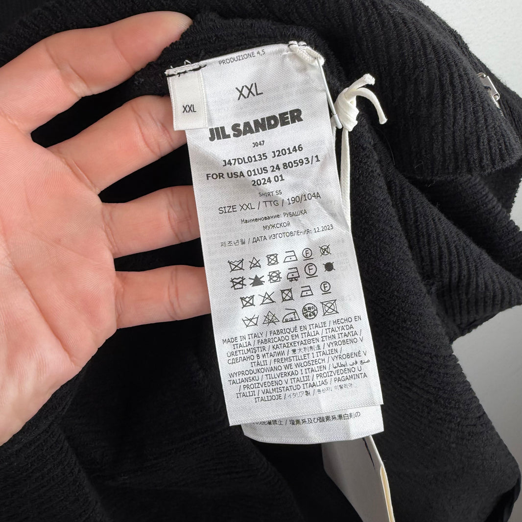 Jil Sander Corduroy Zip S/S Shirt