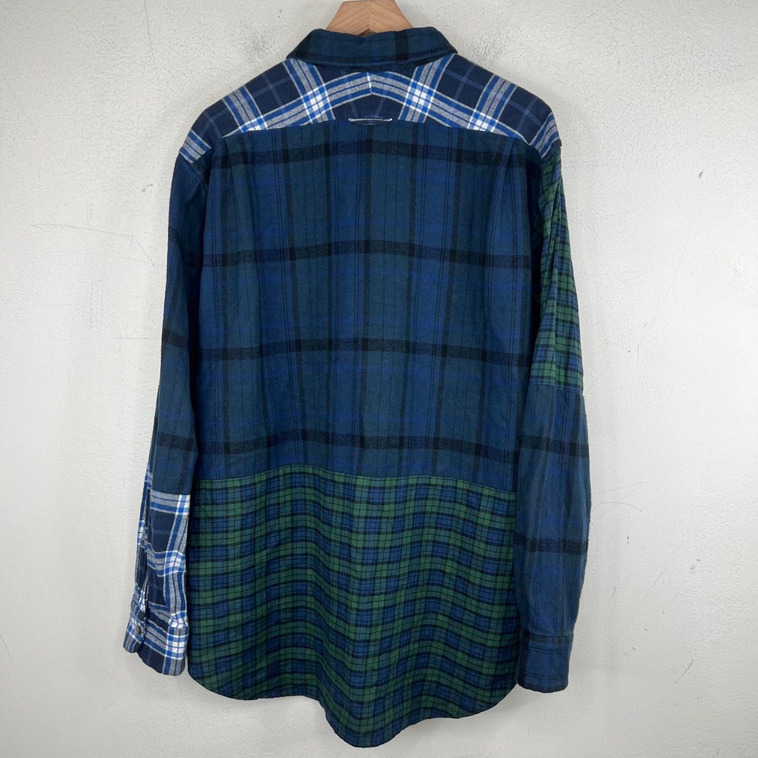Engineered Garments Paneled Flannel Shirt