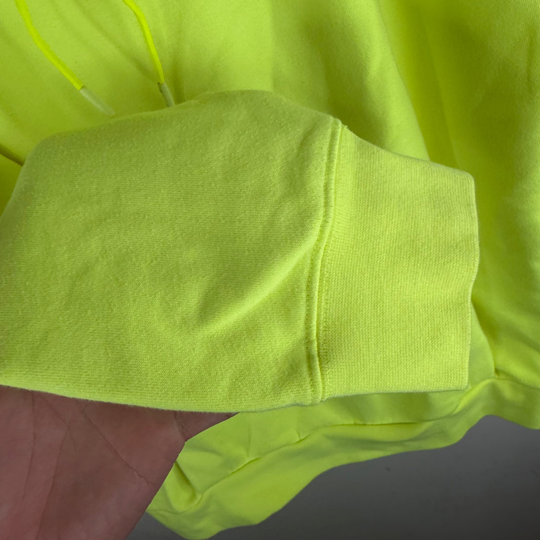 Martine Rose Neon Embroidered Back Logo Hoodie