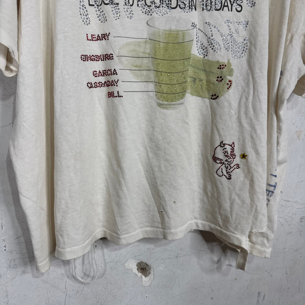 Paly Celery Juice Rhinestone T-Shirt