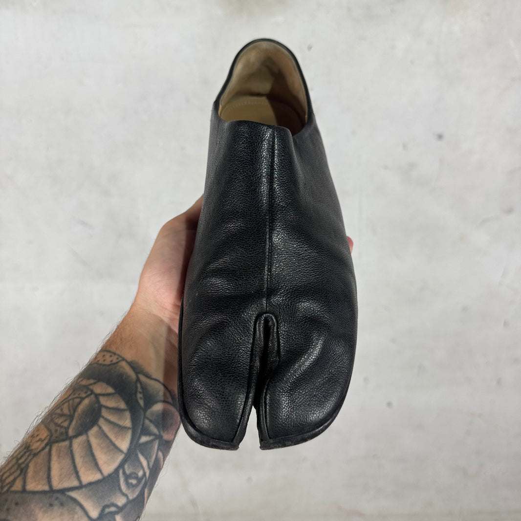 Margiela Leather Tabi Babouches