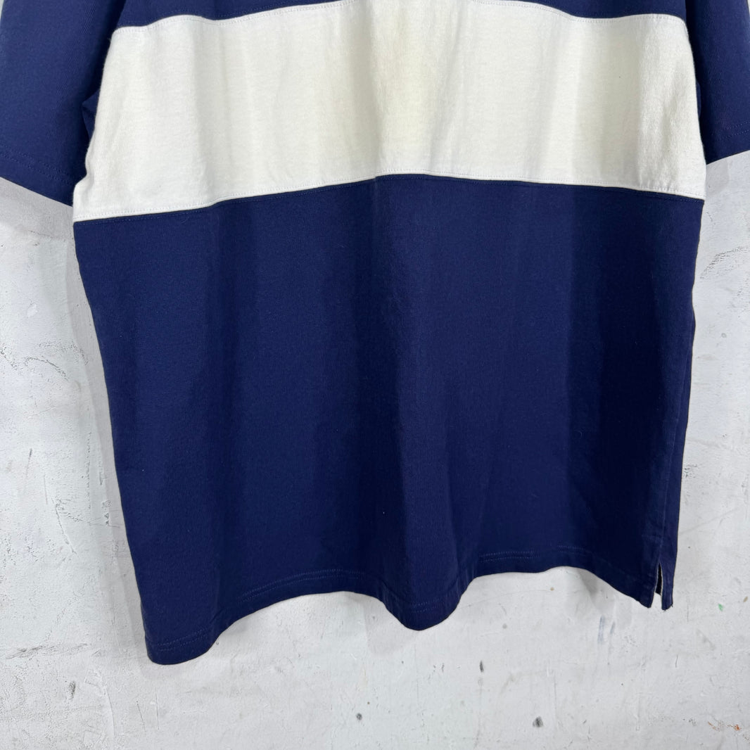 Ralph Lauren Navy/White Script Crest Polo