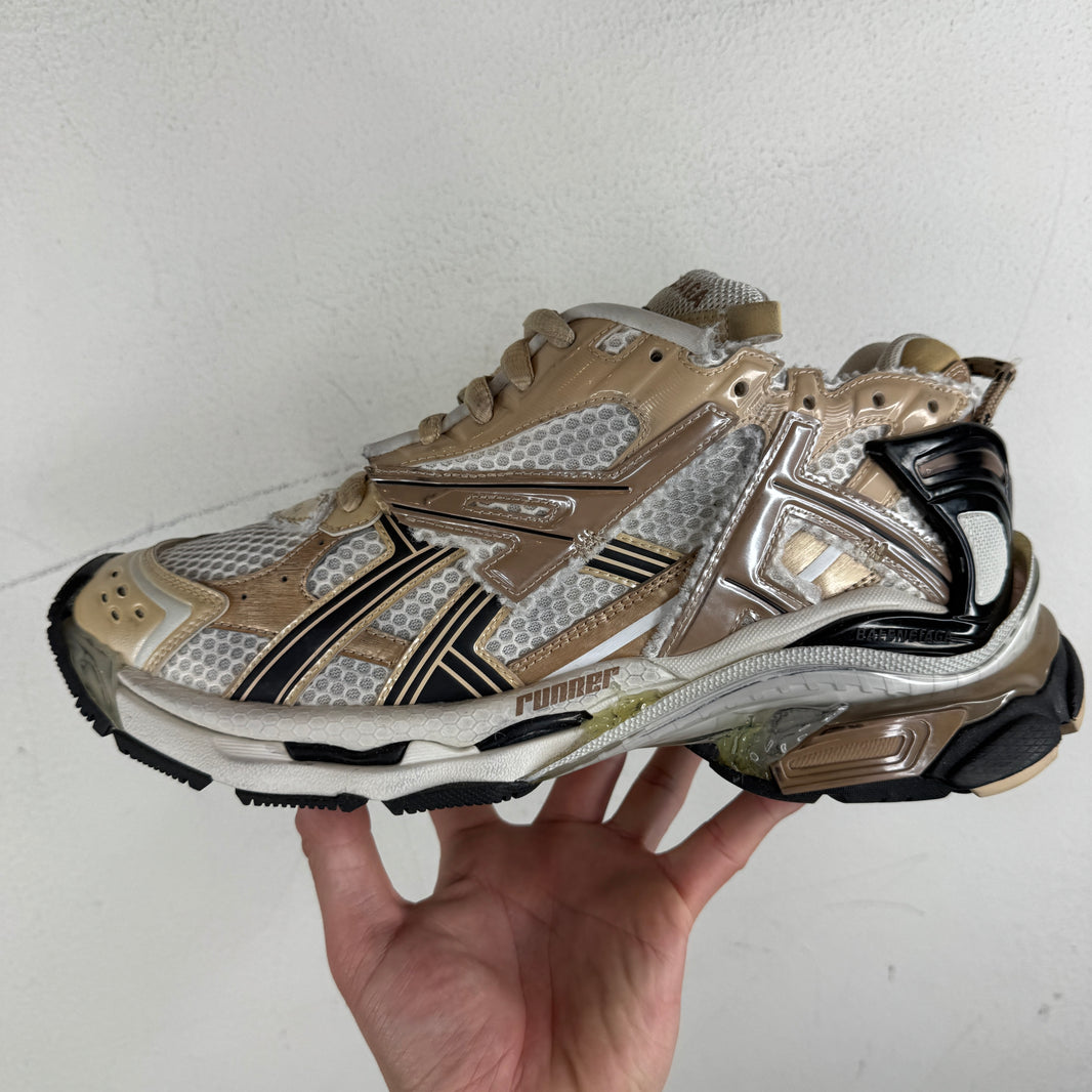 Balenciaga Beige Runner Sneakers