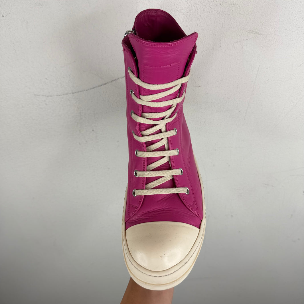 Rick Owens Hot Pink Leather Ramones