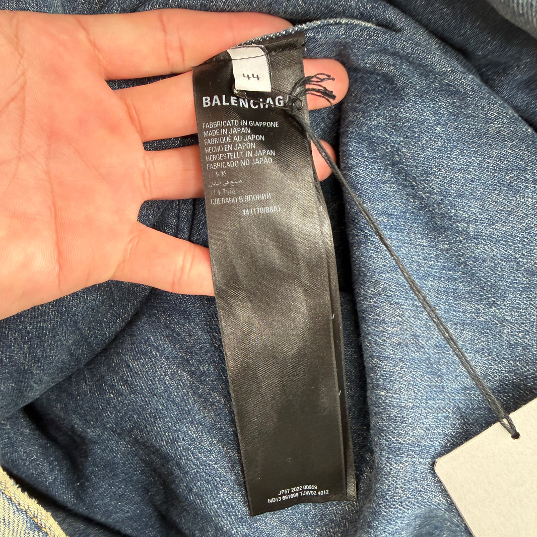 Balenciaga Denim Puffer Jacket