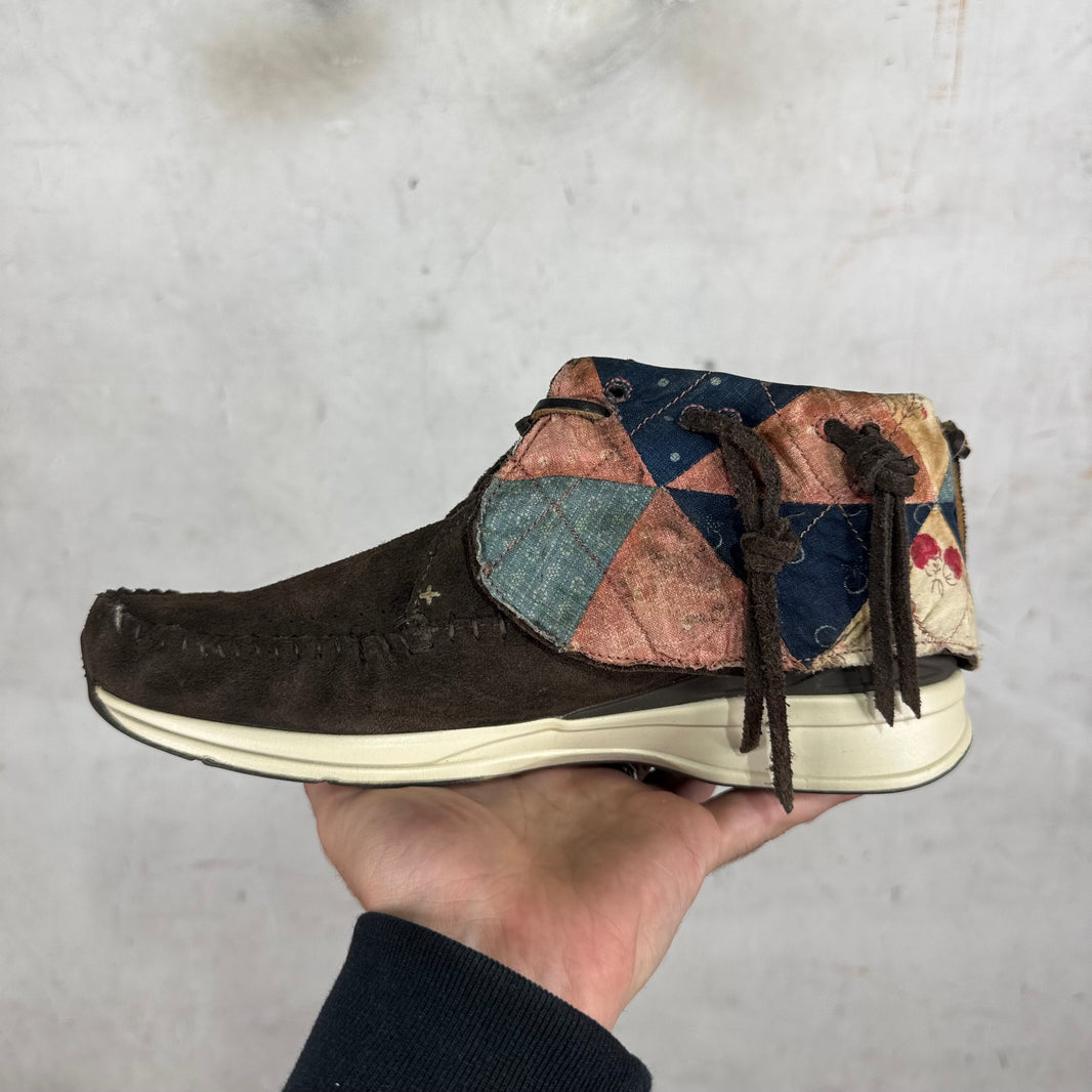 Visvim Brown Patchwork FBTs