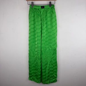 Balenciaga Green BB Monogram Pajama Pants