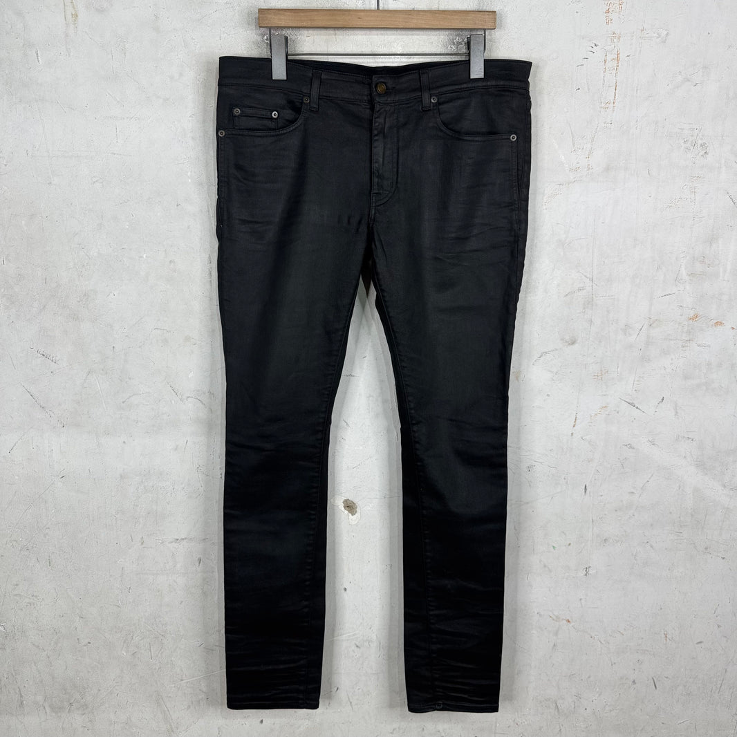 Saint Laurent Waxed D02 Jeans