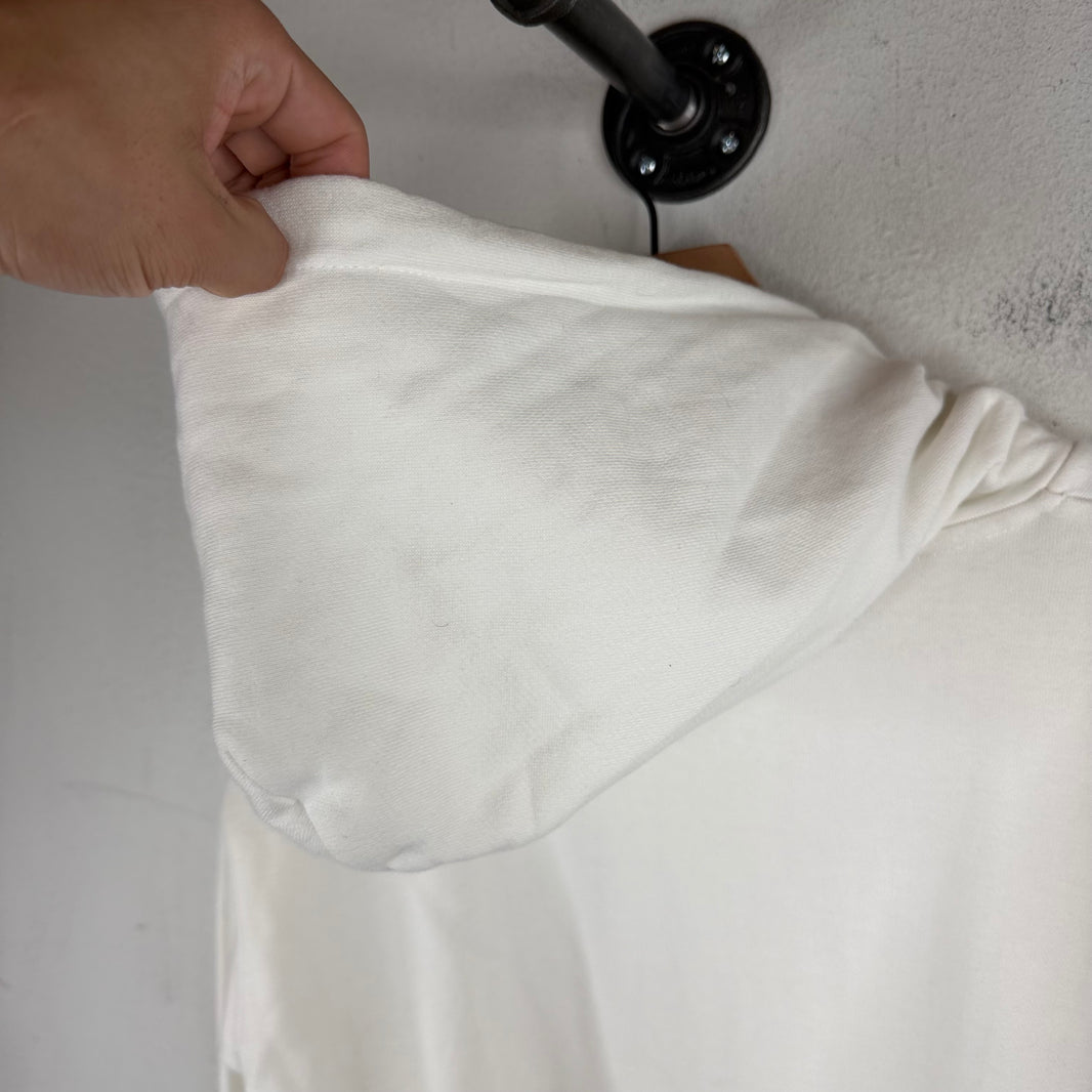 CDG White Logo Hoodie
