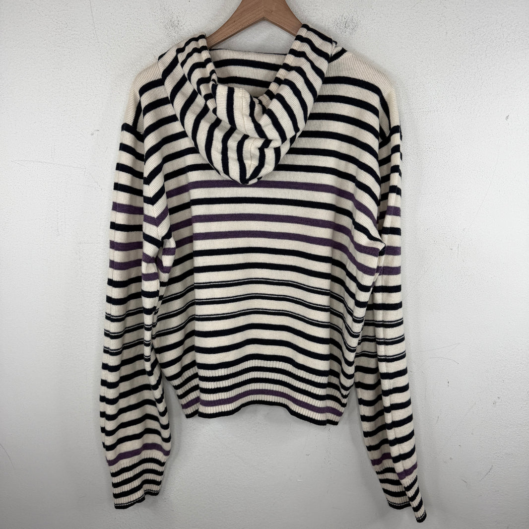 Wales Bonner Striped Knit Hoodie