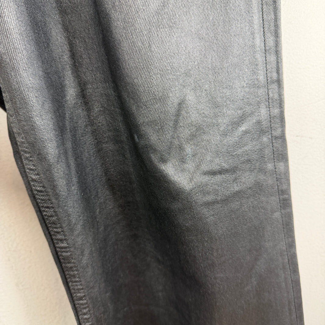 Acne Studios 2021M Charcoal Waxed Denim Jeans