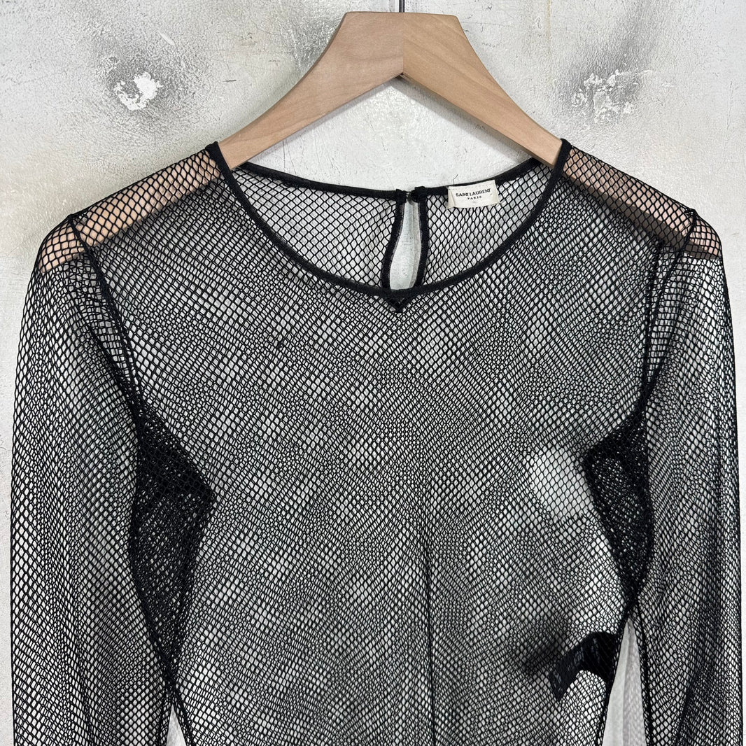 Saint Laurent Mesh L/S T-Shirt
