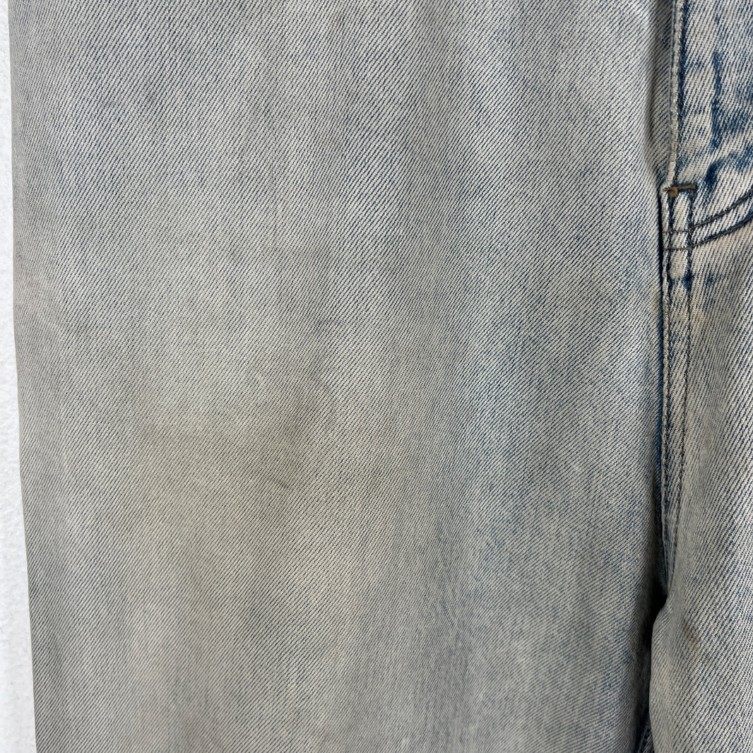 Balenciaga Size Sticker Baggy Denim Jeans