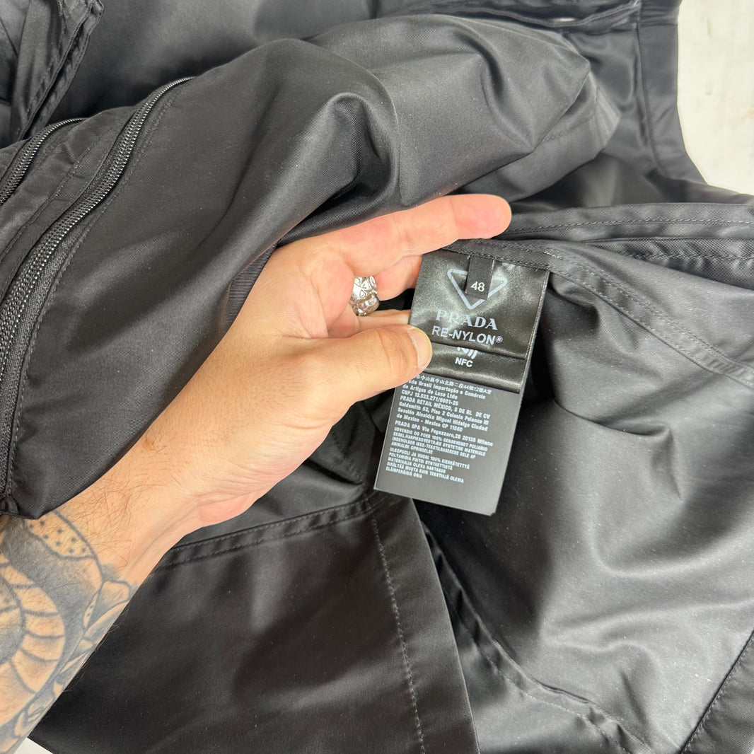Prada Renylon Cargo Plaqued Jacket