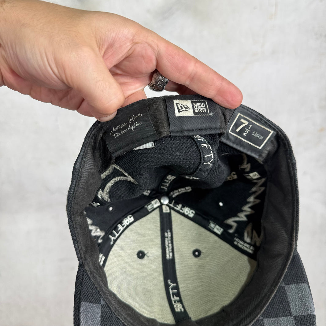 Number Nine x New Era Checkerboard Wing Fitted Hat