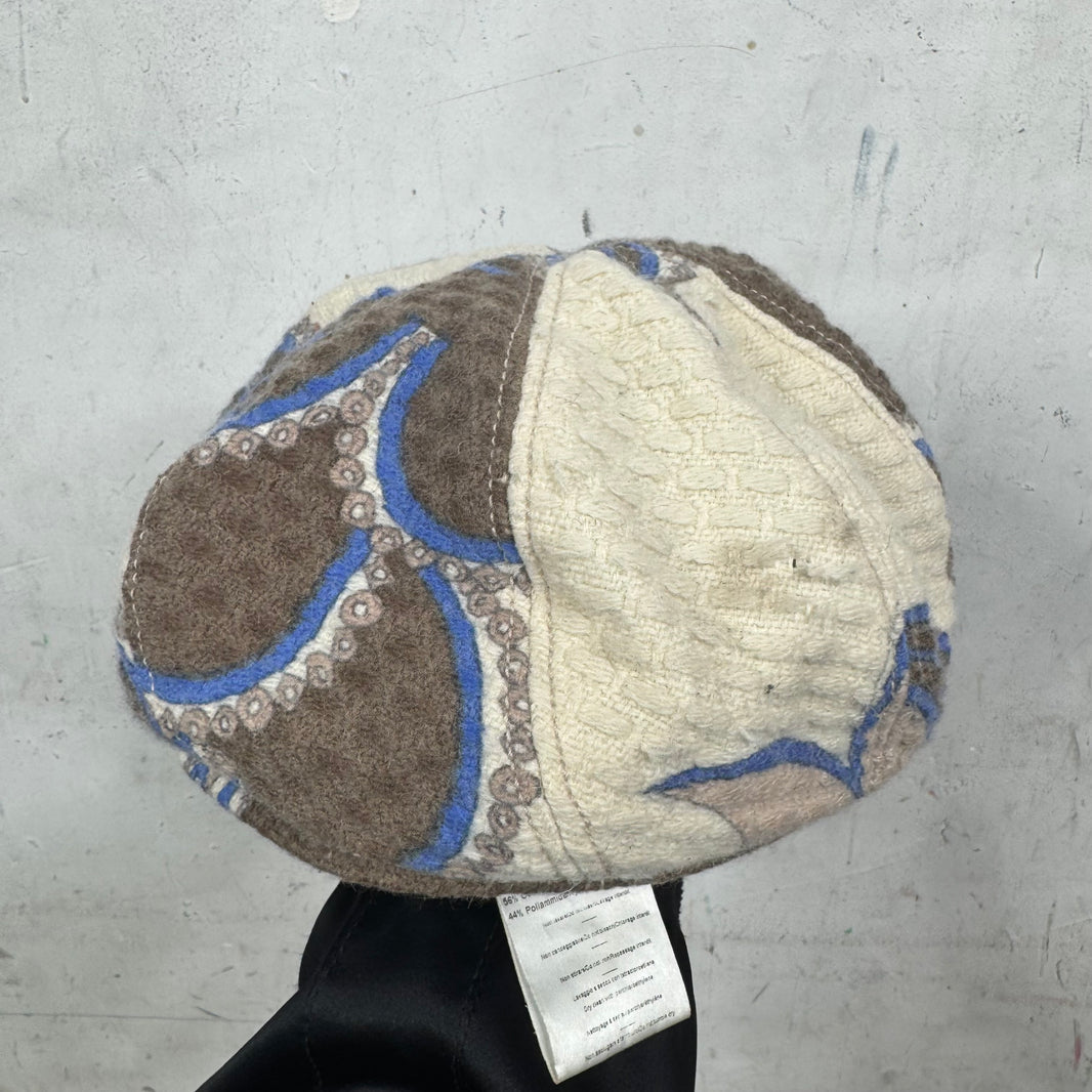Emilio Pucci Wool Newsboy Cap
