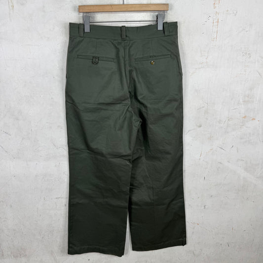Acne Studios Olive Canvas Work Pants