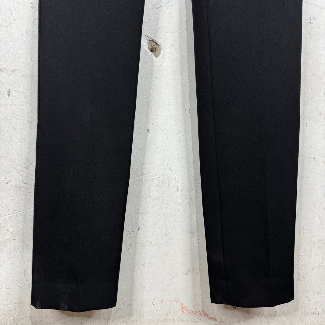 Louis Vuitton Heel Zip Black Trousers
