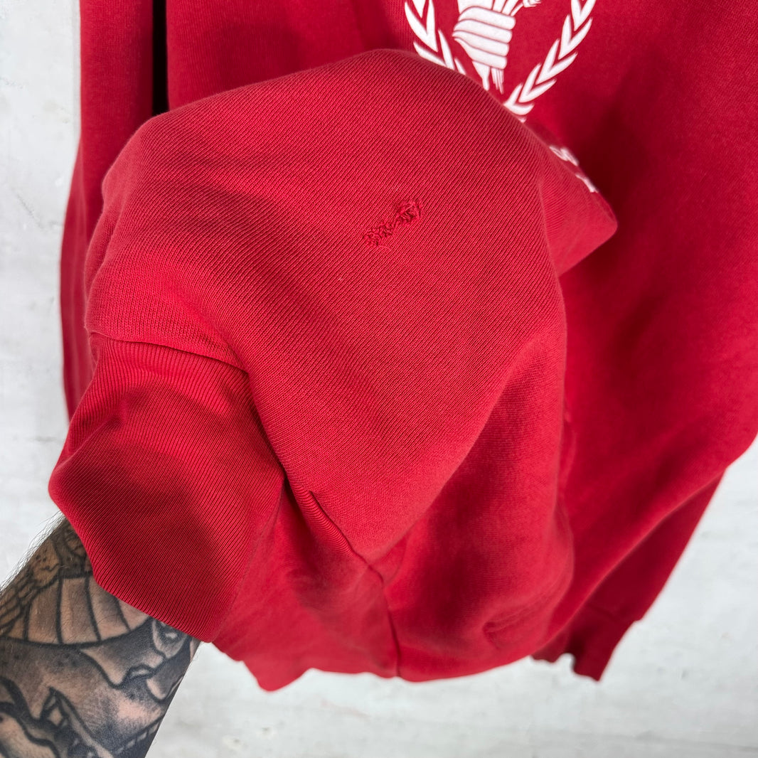 Balenciaga Red WFP Hoodie