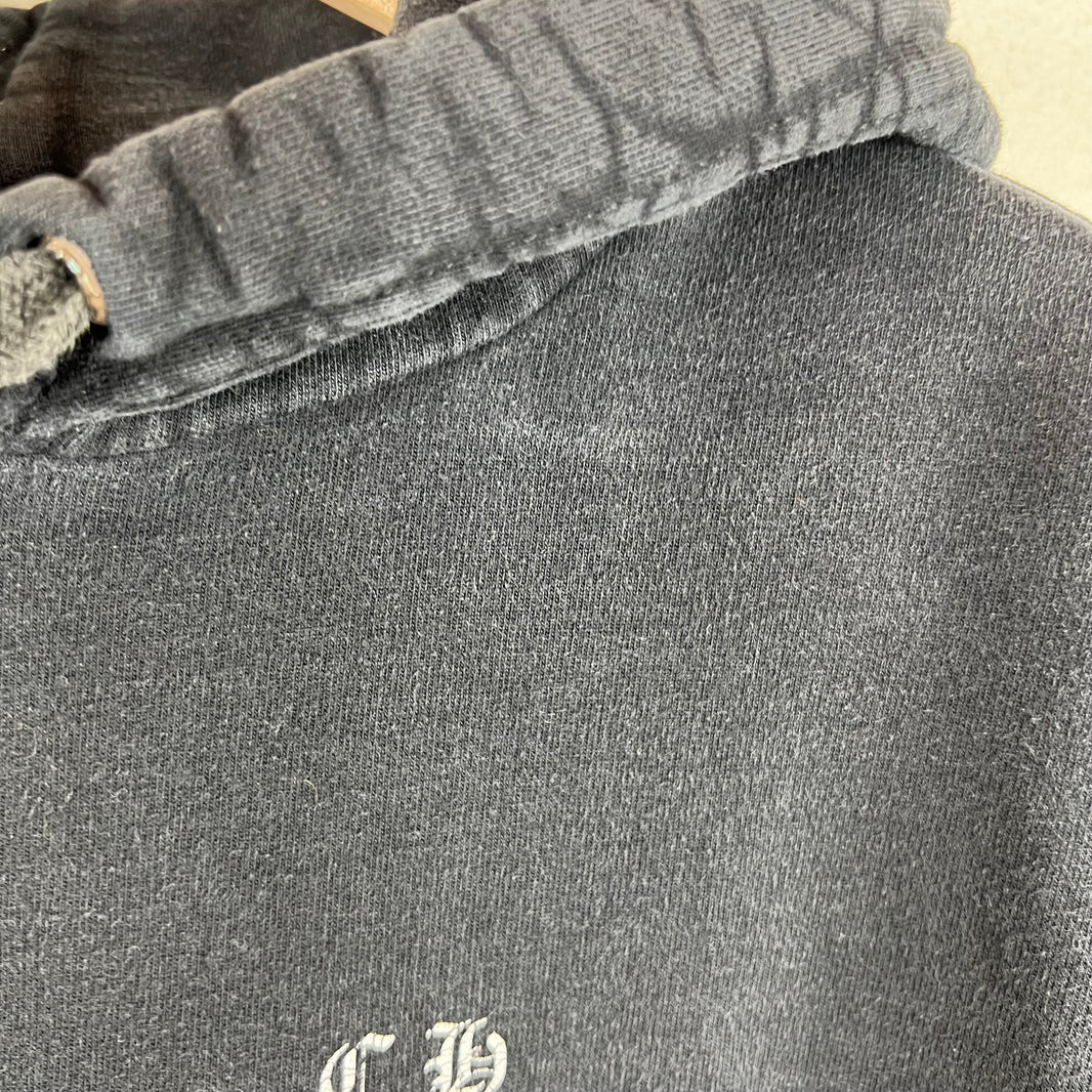 Chrome Hearts Smoked Vertical Logo Hoodie