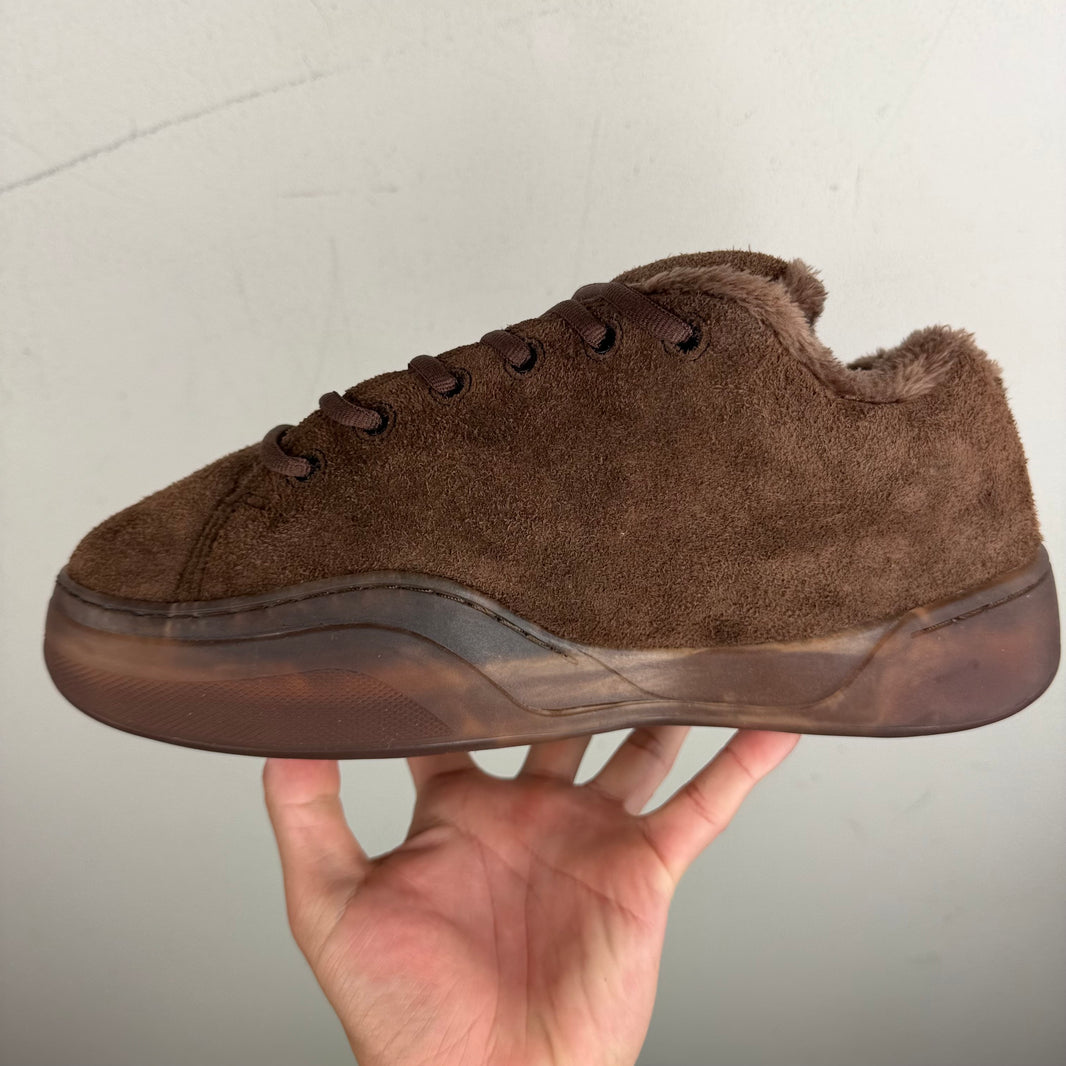 ERL Brown Suede Vamp Sneakers