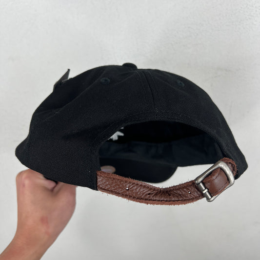 Stussy Black Embroidered Logo Hat