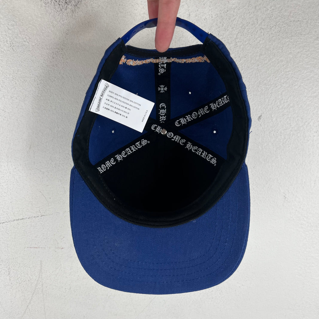Chrome Hearts Blue/Orange CH Snapback Hat