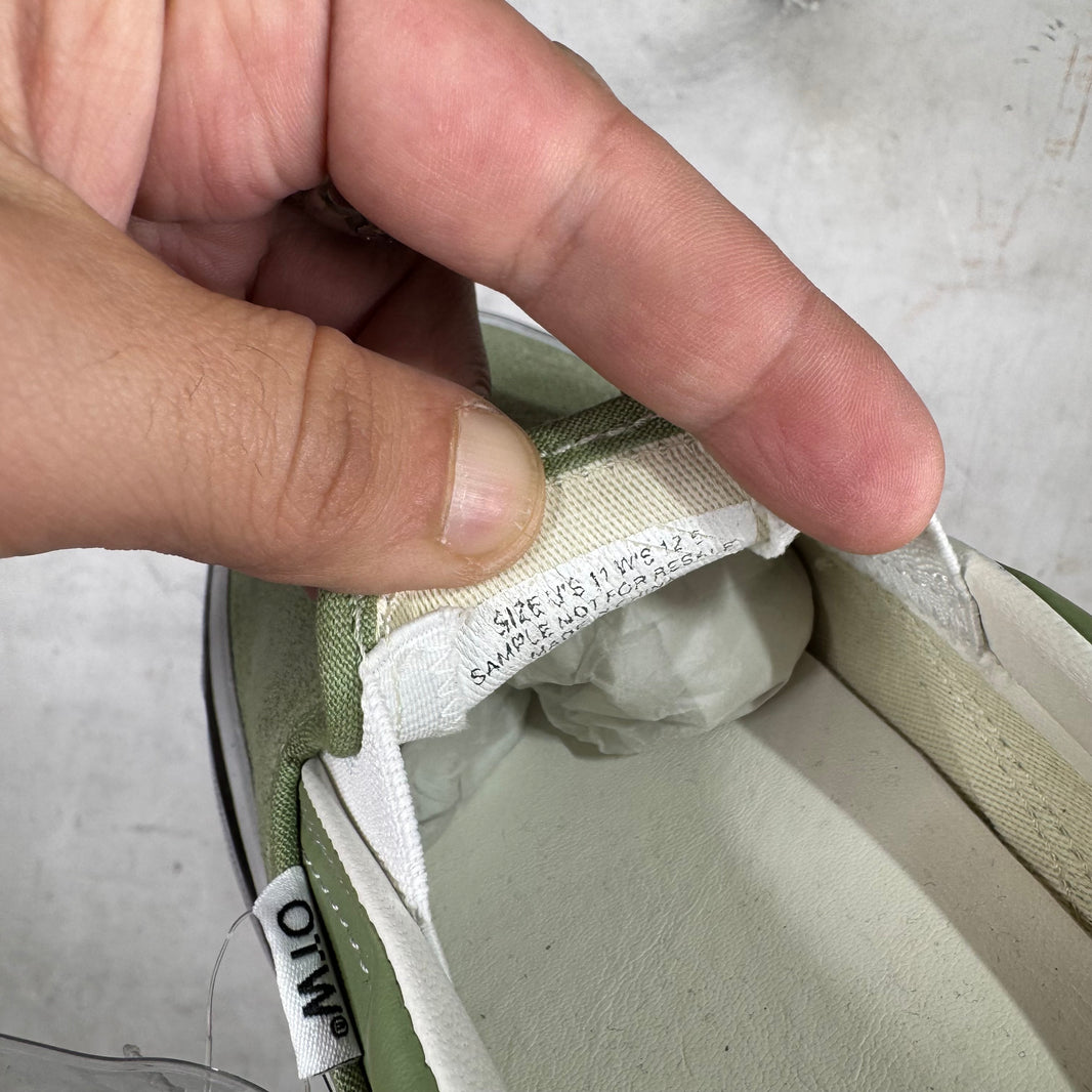 Vans X Engineered Garments Green Sample Classic Slip Ons