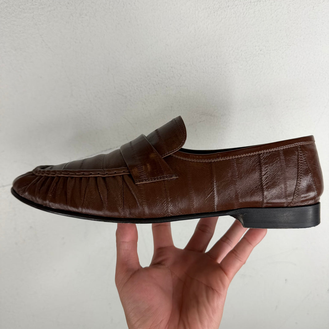 The Row Eel Soft Loafers