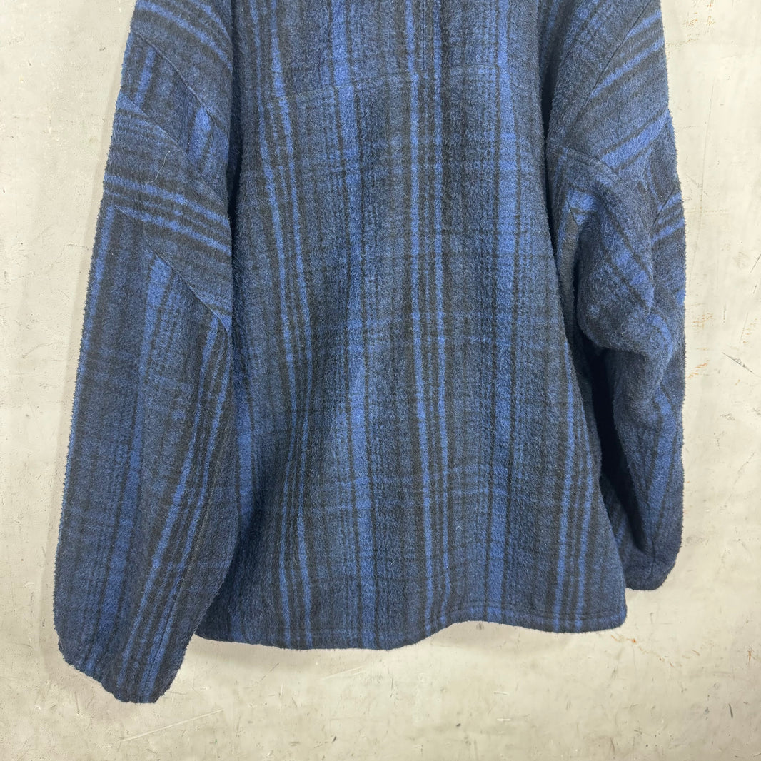 Balenciaga Sporty B Plaid Wool Jacket