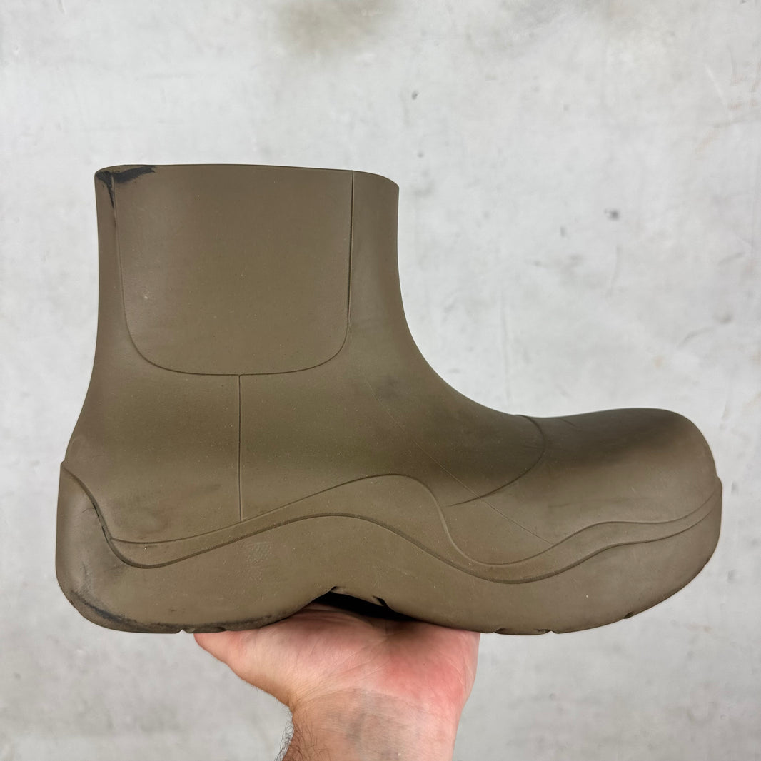 Bottega Veneta Brown Rubber Puddle Boots