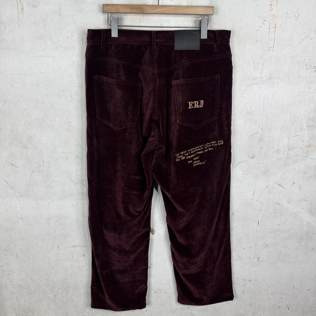ERD Corduroy Loose Poesie Trousers