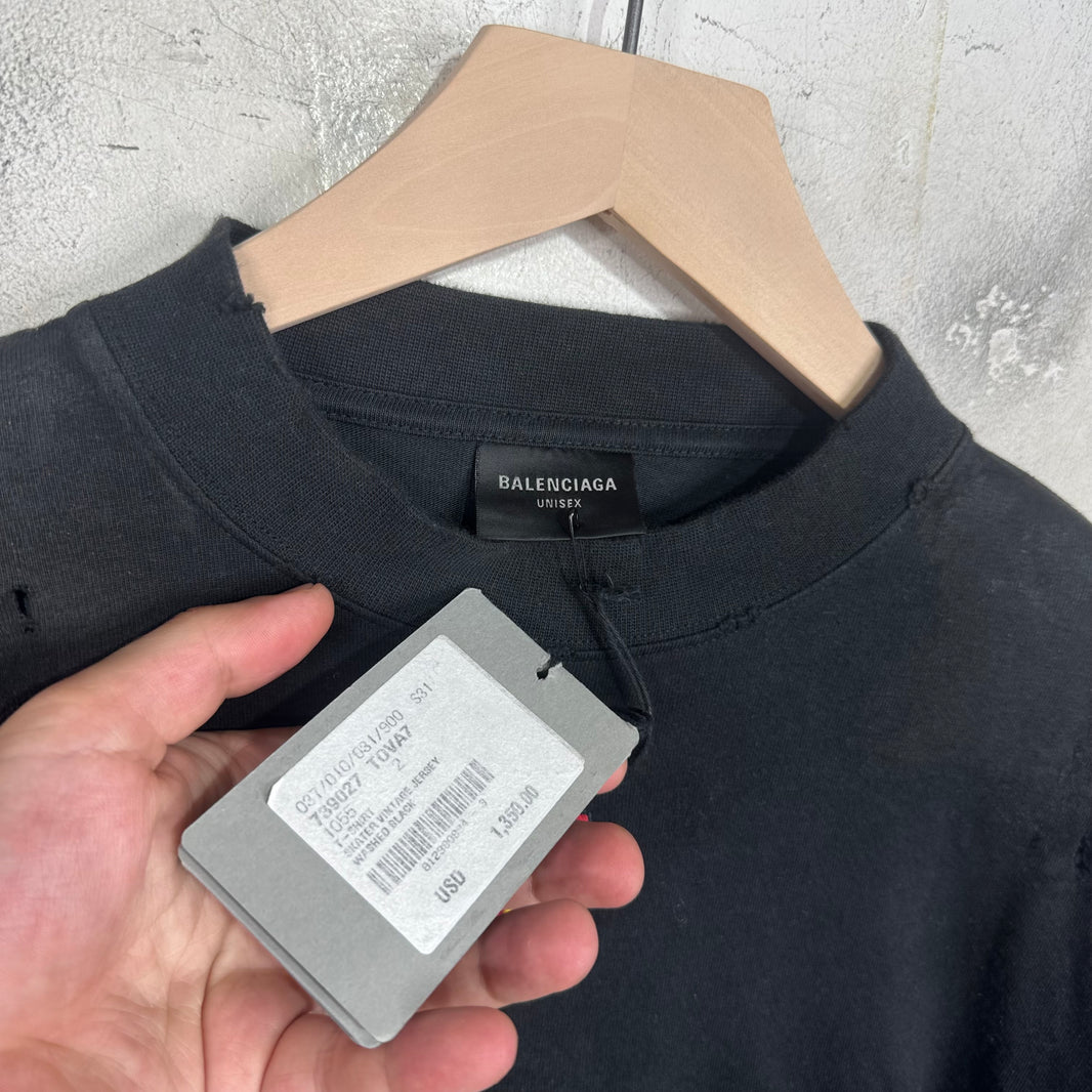 Balenciaga Black Skater LS T-Shirt