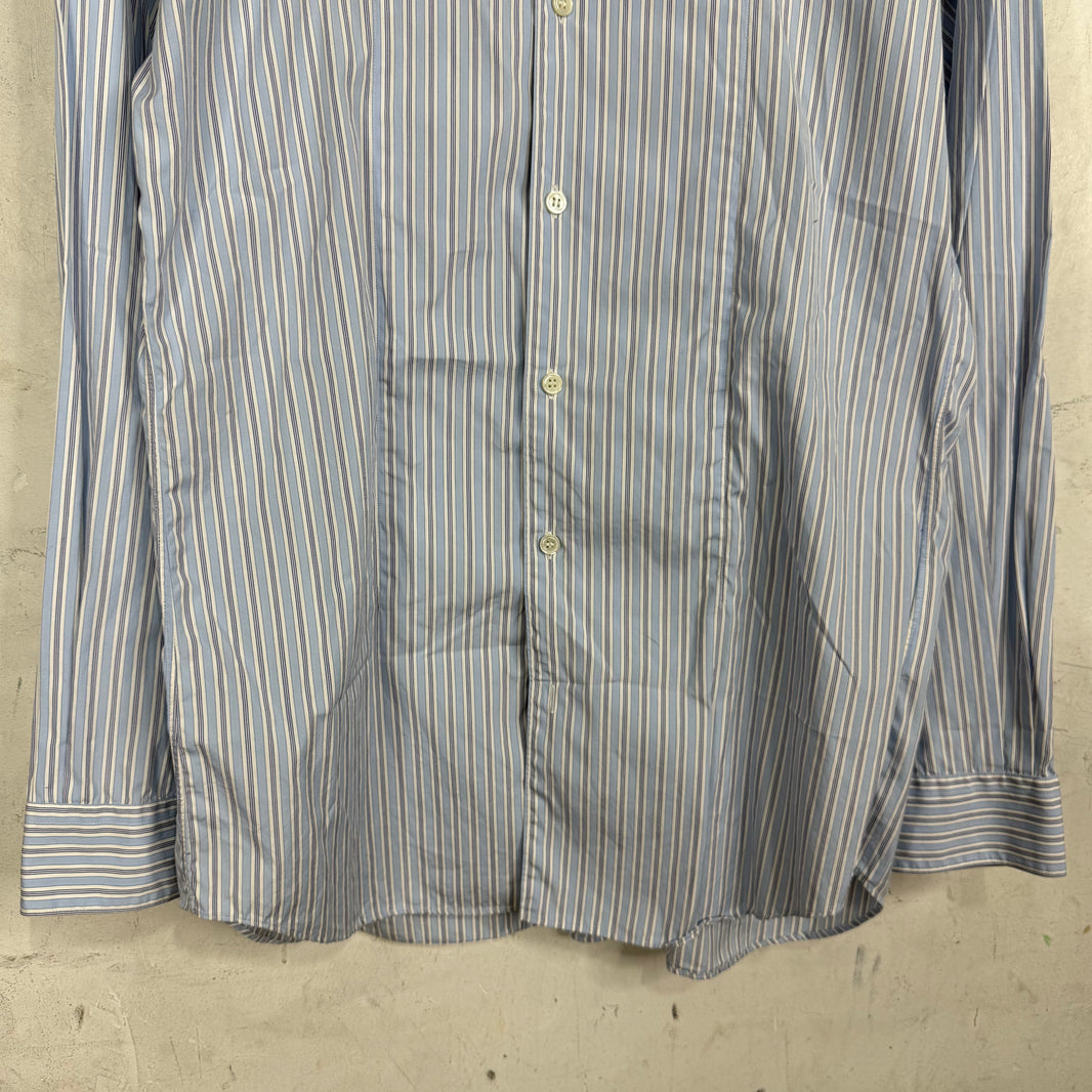 CDG Shirt Double Layered Stripe LS Shirt