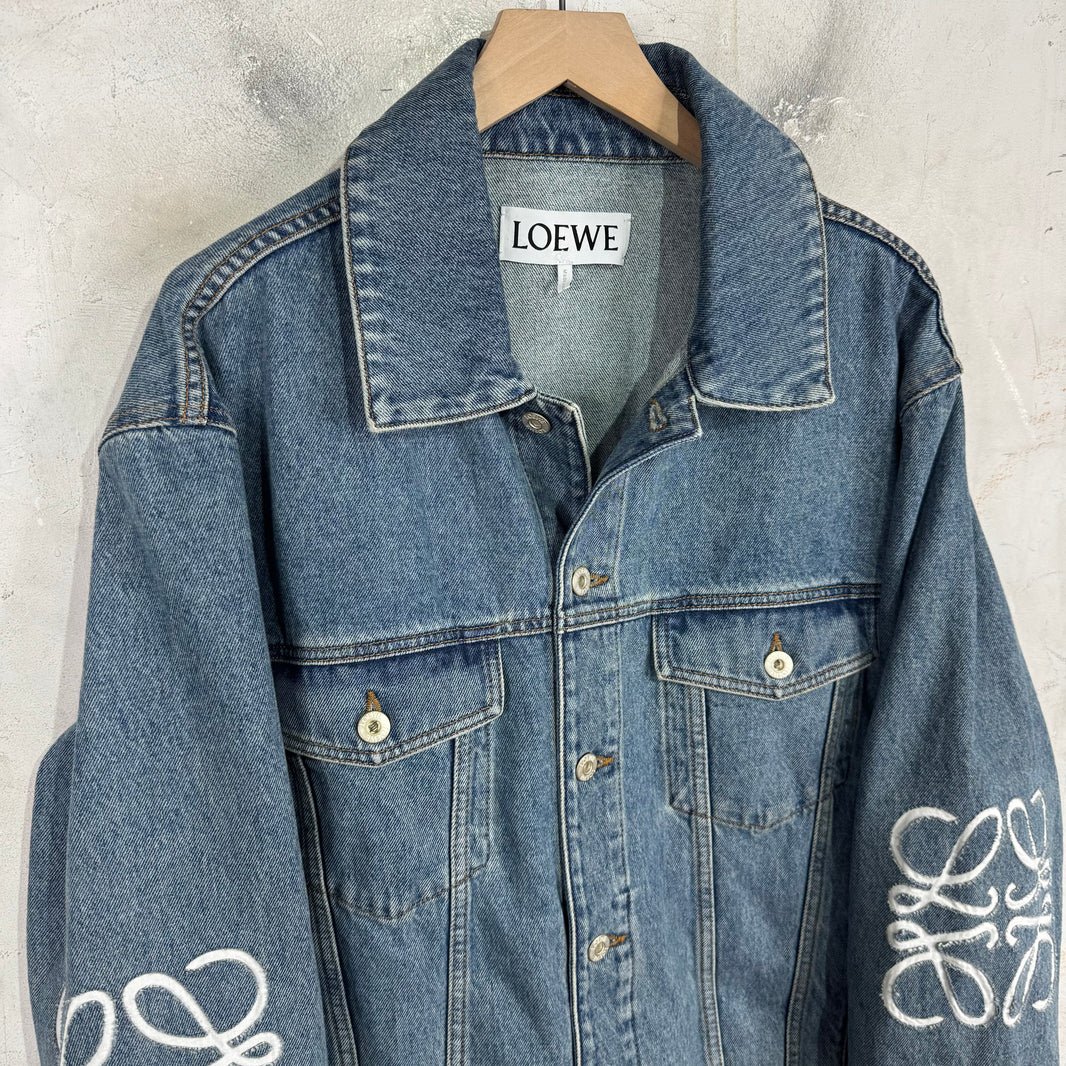 Loewe Denim Anagram Jacket