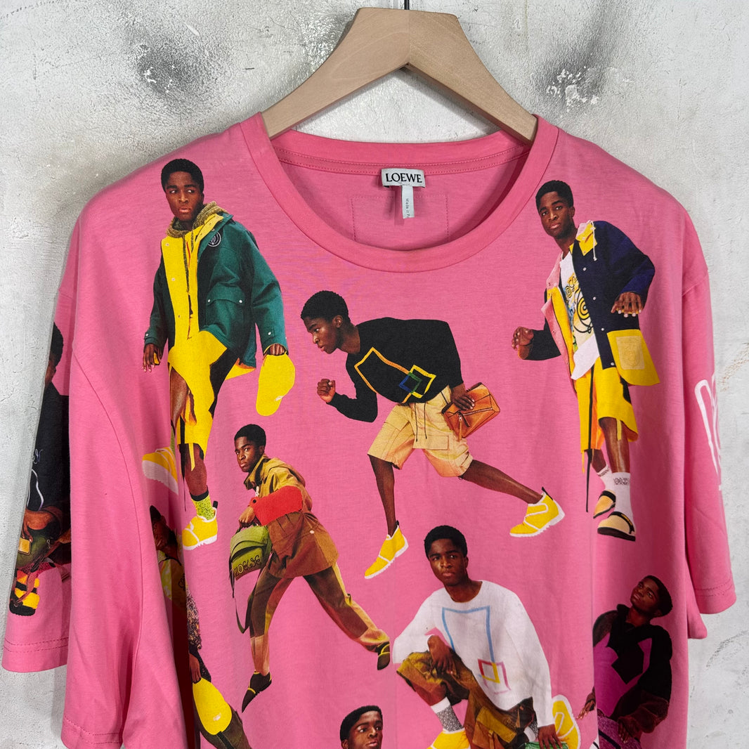 Loewe Model Photo Print T-Shirt