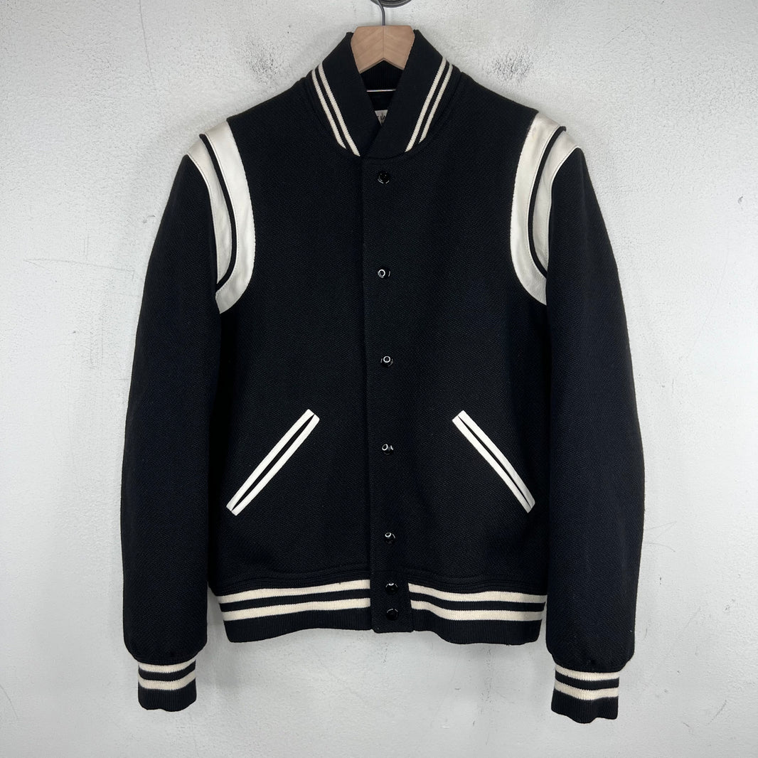 Saint Laurent Black Wool Teddy Jacket