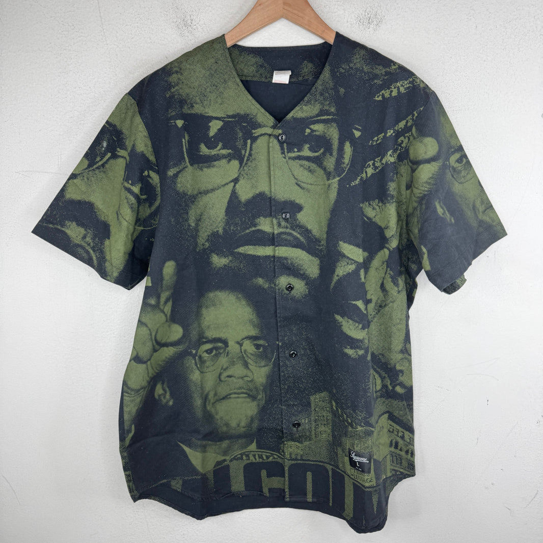 Supreme Malcolm X Baseball Jersey