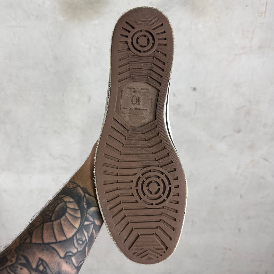 Number Nine Tribal Heart Lace Up Sneakers