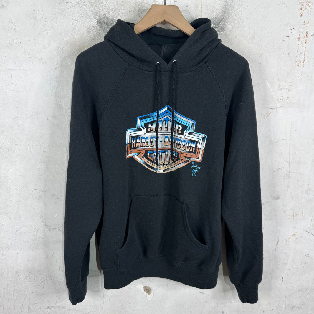 Vintage Harley Davidson 3D Shield Hoodie