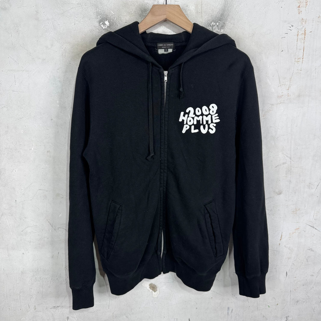 Comme Des Garcons Black Homme Plus Zip Hoodie